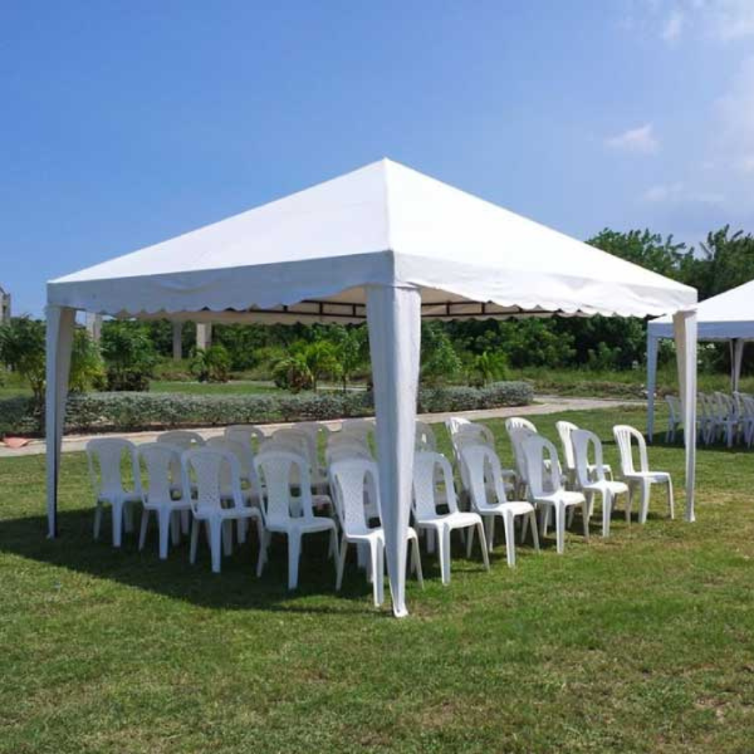 Carpa blanca para eventos al aire libre