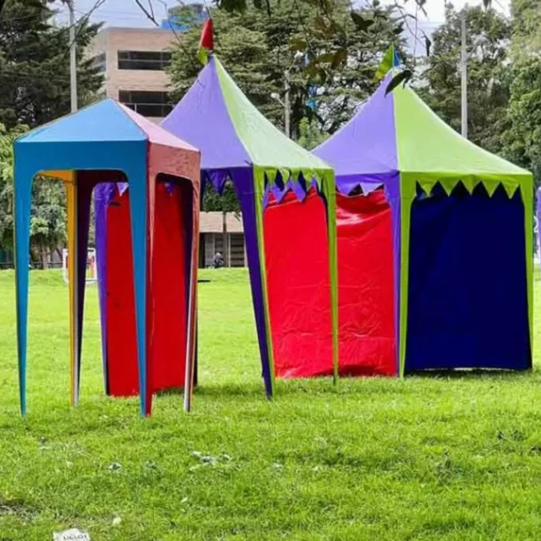 Carpas coloridas estilo pagoda